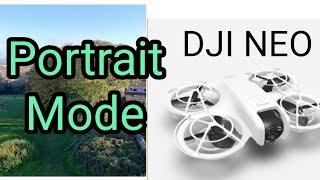 DJI Neo - New Portrait Mode & Natural Audio Record Features.