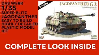 DAS WERK 1/35 JAGDPANTHER SUPER BLITZ Highly Detailed Easy to Build Kit. NEW RELEASE
