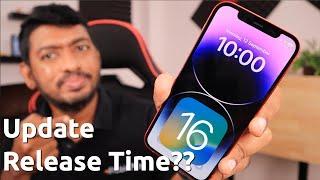 iOS 16 Update Release Time  Update Not Showing? How to Fix?