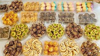 Latest Eid Cookie Recipe 2025 ‼️ 1 dough can make 21 jars of cookies with SIX FLAVOR VARIANTS