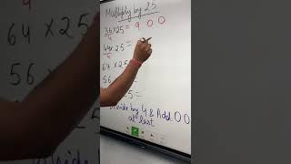Mathematics Tricks |Multiplication of a number by 25 | #short | Yash Maheshwari