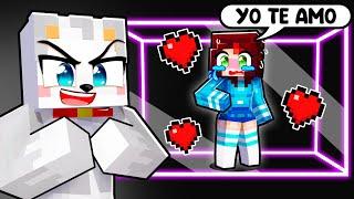 ENCERRE a Mi FAN LOCA por 24 HORAS en Minecraft 