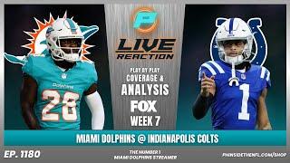 NFL LIVE STREAM | MIAMI DOLPHINS VS INDIANAPOLIS COLTS | PLAY BY PLAY, LIVE REACTION & HIGHLIGHTS