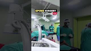 LIVE SPINE SURGERY PREP | Operation Theatre #shorts #viral #doctor #neetmotivation
