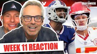 Reaction to Chiefs-Bills, Ravens-Steelers, Packers-Bears, Colts-Jets, Tyson-Paul | Colin Cowherd NFL