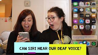 Can Siri hear our deaf voice?