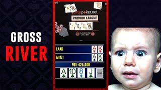 PHIL LAAK | Insane Poker Hand River Card  | #shorts