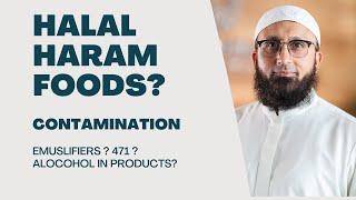 Principles of Halal Haram, emulsifiers? 471 | Contamination | Alcohol present in products