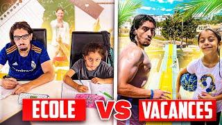 VACANCE VS ÉCOLE !  ( rentrée scolaire)