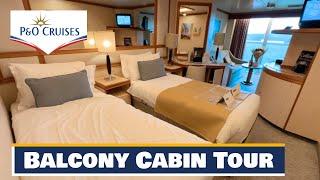 P&O Ventura Superior Deluxe Balcony Cabin Tour