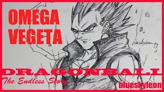 This time, it's VEGETA! I drew an omega vegeta. Dragonball The Endless Story by Blueskylon