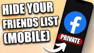 How to Private Friend List on Facebook (2024)