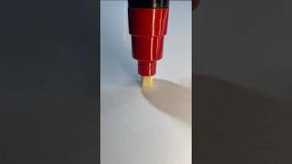 Red ️ Posca Asmr Sound!  #posca #satisfying #asmrsounds #shorts