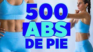 Reto 500 ABDOMINALES DE PIE | Reducir y APLANAR ABDOMEN