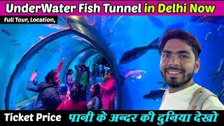 Fish aquarium in Delhi | holi mela in delhi | Dwarka mela 2024 | underwater fish tunnel