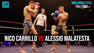 Nico Carrillo vs Alessio Malatesta | WMO World Title - Supershowdown Full Fight