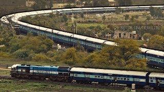 Single Line Crossing Trains | Shindawane Ghat | Goa Vs Ajmer Express | Indian Railways