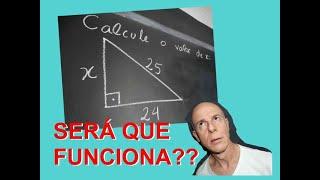 Teorema de Pitágoras de um jeito novo? Será??