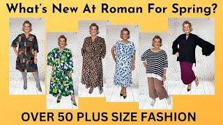 What's New At Roman For Spring?  Over 50 Plus Size Try On