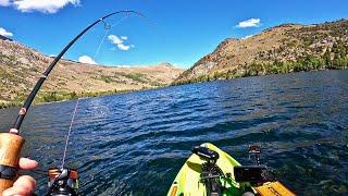 How To Catch TROUT In the Eastern Sierra: Fishing Drop Off's - Big Virginia Lake, Silver Lake