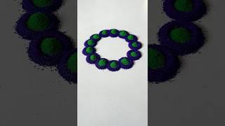Satisfying Rangoli Art #satisfying #rangoli #easyrangoli #art #rangolidesigns #shorts