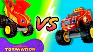 Falcon Blaze vs. Hyper Loop Blaze! #10 | Blaze and the Monster Machines Toys | Toymation