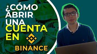 ¿Cómo abrir una cuenta en Binance?