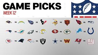 Week 12 Game Picks!