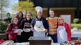 Duquesne University's Annual Pancakes with the President Event