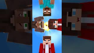 JJ and Mikey Ouch Challenge - Maizen Minecraft Animation