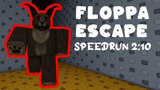 Roblox Floppa Escape Speedrun 2:10 Solo