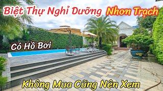 Bán Biệt Thự Nghỉ Dưỡng gần Sân Bay Quốc Tế Long Thành | Nhà Đất Nhơn Trạch Đồng Nai