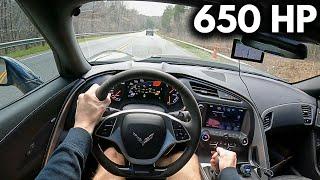 650HP: 2017 Corvette Z06 POV Drive *LOUD*