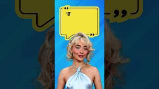 Występ Sabriny Carpenter w Juno podzielił Internet!  czy ️? #rozrywka #krótkiefilmy