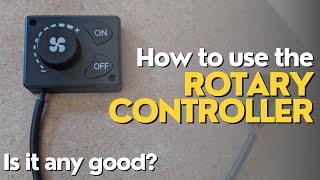 How to use the rotary controller for a Chinese Diesel Heater