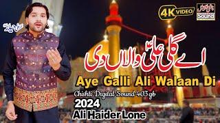 Aye Galli Ali Walaan Di || اے گلی علی ؑ والاں دی || New Qasida 2024 || Ali Haider Loonaywala ||