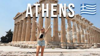 Athens travel vlog  top things to do, best rooftop bar & visiting the Acropolis ️