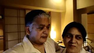 Aruna & Hari Sharma at Hotel Niwa Tokyo October 20, 2011.AVI