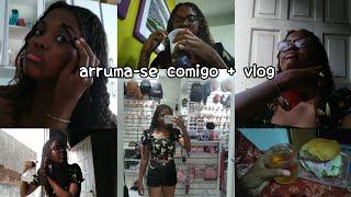 Arruma-se comigo para ir ao shopping + vlog