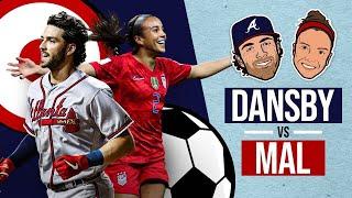 Power Couple Mallory Pugh & Dansby Swanson See Who's the Better Athlete! USWNT, MLB stars face off