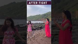 Sister fight before/after         #youtubeshorts #ytshort #shorts #sister  #poonambisht #divyabisht