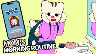 Picture Book Anime Read  Aloud:Mom's  Morning  Routine