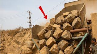 The Rock Tried to Escape the Jaw Crusher… But Gravity Had Other Plans  | Brutal Rock Crushing ASMR