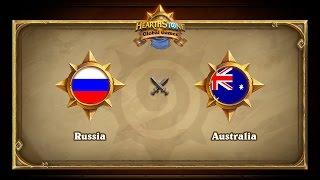 Russia vs Australia, Hearthstone Global Games Group Stage