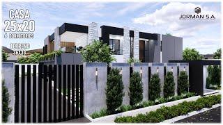 Luxury Modern House Design | 25x20m 2 Storey | Jorman HomeDesigns