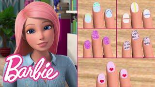 @Barbie | DIY Nail Art Designs Tutorial (5 Easy Ideas!) | Barbie Vlogs