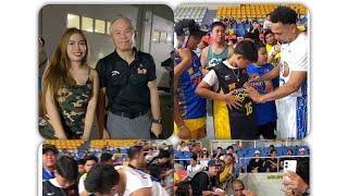 fan moment with the Tnt tropang giga players