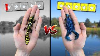 WORST LURES vs BEST LURES Bass Fishing Challenge! (INSANE)