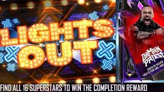 Lights Out fully completed rewards #wwesupercard #wwe WWE Supercard Dual Tier