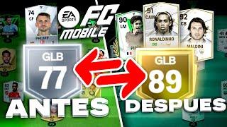  MEJORE ESTA CUENTA DE FC MOBILE EN 1 HORA !!! RONALDINHO MALDINI PIRES Y MAS !!!